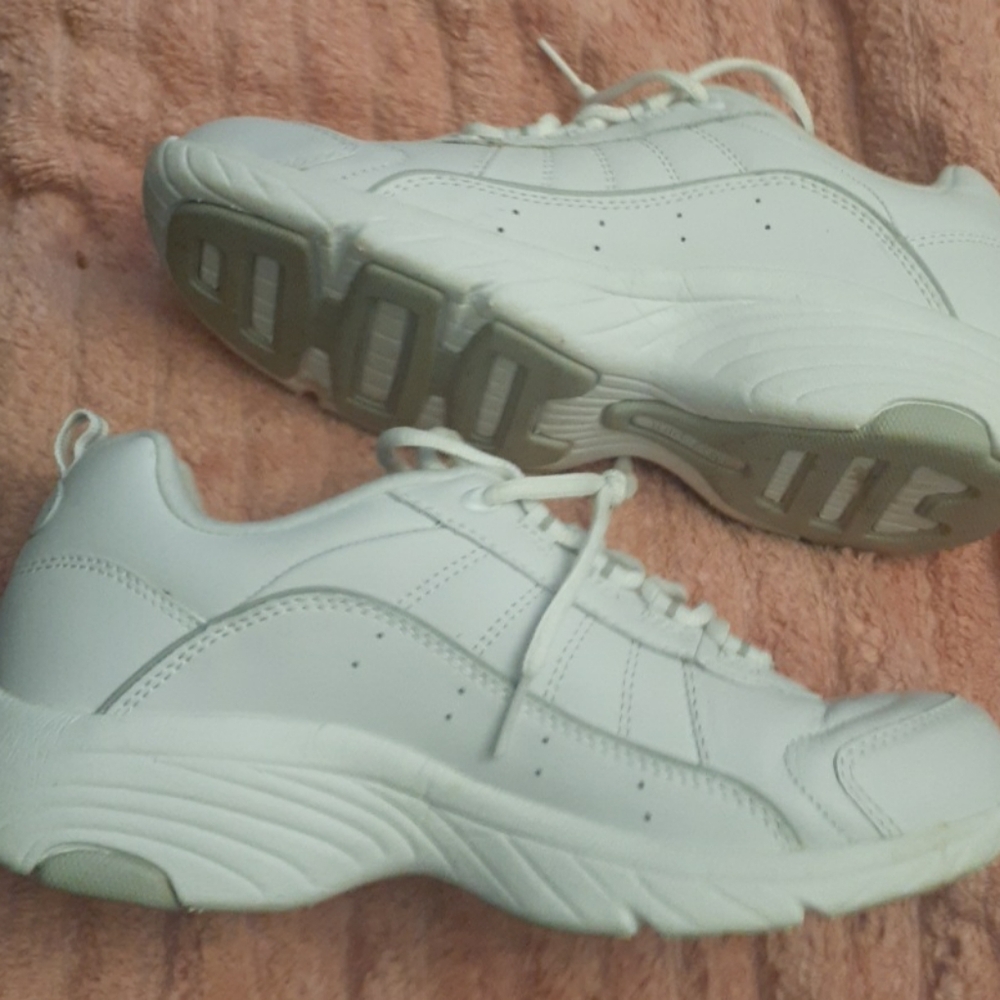 EASY SPIRIT Espunter White Gray Athletic Walking shoes Size 8 1/2